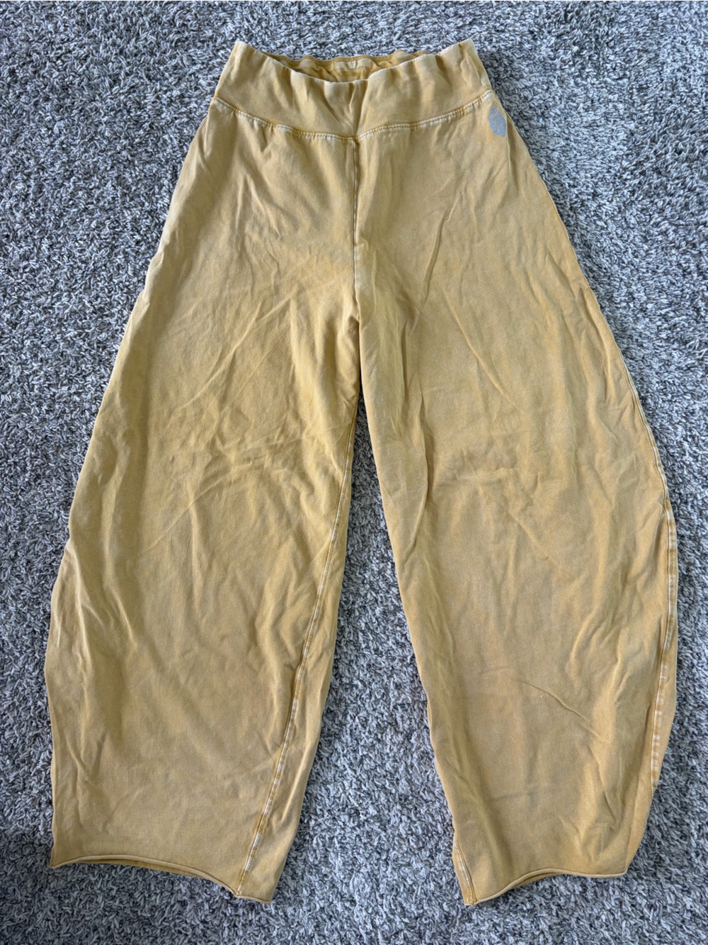 FP Movement by Free People Mustard Yellow hot shot easy pants